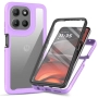 Clear Case for Motorola Moto G86 5G / Power 5G | Комплект с Протектор | Черен, Тъмносин, Лилав, Розо, снимка 2