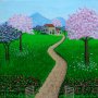 "Цветна пролет", авторска картина 