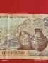Банкнота 1 лира 2001г. Кипър рядка за КОЛЕКЦИЯ ДЕКОРАЦИЯ 53239, снимка 6