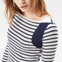 g-star zovas slim boat neck wmn - страхотна дамска блуза, снимка 2