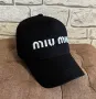 Шапка с козирка Miu Miu унисекс модел, снимка 1