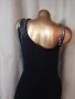 2XL/3XL Черна семпла рокля със сребристи пайети , снимка 7