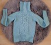 Син пуловер Cubus, размер S, снимка 1 - Блузи с дълъг ръкав и пуловери - 42946849