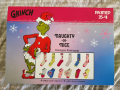 Коледен календар с чорапи за жени Гринч 35-41 номер адвент календар Grinch, снимка 3