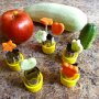 5 бр малки дълбоки метални резци форми резец за плодове зеленчуци тесто шишчета хапки декорация