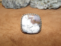 Опал дендрит, пръстен, цена 40лв. Камък 3см, халка 1.8, снимка 1 - Пръстени - 44865545