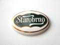 Стара бирена табелка Starobrno - за / от апарат за наливна бира, снимка 3
