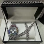 Луксозен комплек бижута, часовник , гривна и колие, снимка 8