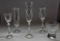 Bohemia, серия Angela кристалин. Общо са 5 модела по 4 броя чаши. Общо 20 броя чаши. , снимка 1
