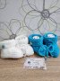 Ръчно плетени бебешки буйки терлички , снимка 1 - Комплекти за бебе - 43198255