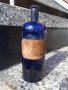 Уникално старо шише,син кобалт,канелево масло, снимка 6
