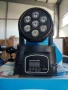 Диско прожектор 7 led mini moving head лед с въртяща се глава, снимка 1