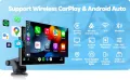 Мултимедия Westods Wireless Apple Carplay & Android Auto, преносим 7" HD IPS екран за кола, GPS нави, снимка 5