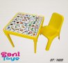 Комплект детска маса с Българската азбука и столче, снимка 1 - Играчки за стая - 39539165
