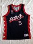 NBA Баскетболен потник САЩ Олимпийски шампион 1996 винтидж CHAMPION НБА с номер 5 GRANT HILL, снимка 1