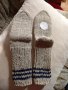 Ръчно плетени детски чорапи от вълна, ходило 22 см., снимка 2