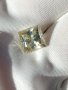 Уникален Топ Голям Фенси Шампанско Принцеса Мойсанит Диамант Moissanite Diamond 3+карата, снимка 2