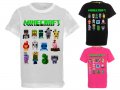 Тениски Minecraft 8 модела Всички размери и цветове, снимка 2