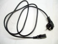 Захранващ кабел за компютър, телевизор, 1,6 м. черен, снимка 4