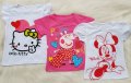 Тениска Peppa Pig,  Hello Kitty, Miney Mays
