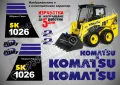 KOMATSU CK30 стикери надписи CK 30, снимка 15