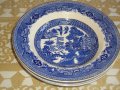 Винтидж Порцелан 1949г-1957г-VICTORIA PORCELAIN WILLOW FENTON-Made in ENGLAND-4 бр.НОВИ Чинии ф230мм, снимка 17