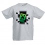Детска тениска майнкрафт Minecraft Creeper, снимка 1 - Детски тениски и потници - 32938605