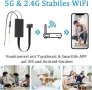 Мини камера WiFi, 5G & 2.4G WiFi Малка камера за наблюдение 1080P HD, снимка 4