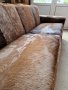 НОВИ ! УНИКАТ! Дивани Естествена Кожа с косъм Елен внос от Германия , снимка 2