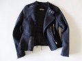 OUI Jacket Suit Made in Italy Дамско Яке Сако в Байкър Стил Размер S Ново, снимка 9