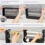 Нов Унищожител на насекоми FethFire Fly Zapper, 4000V, Двустранна UV Лампа, снимка 6