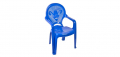 Детски пластмасов стол, Син , снимка 1 - Мебели за детската стая - 36576427