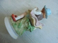 № 8429 Винтидж порцеланова фигурка – Момиче с цветя, снимка 3