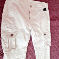 Бял панталон тип карго Project X Paris , снимка 5 - Панталони - 44911833