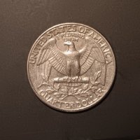 1/4 долар 1983 САЩ Вашингтон , снимка 2 - Нумизматика и бонистика - 43151123