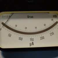 Индикатор стрелкови H& B Sauter 0-300 qA, снимка 6 - Резервни части за машини - 34903150