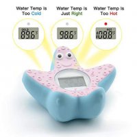 Бебешки Термометър за безопасност при къпане Забавна играчка звезда, снимка 3 - За банята - 33689176