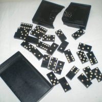 Ретро   домино бакелит комплект за игра , снимка 4 - Колекции - 33688738