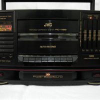 ⭐⭐⭐ █▬█ █ ▀█▀ ⭐⭐⭐ JVC PC-V66 - рядък ретро гетобластер с цифров тунер, 3D звук, Hyper-Bass Sound, снимка 3 - Аудиосистеми - 16887087