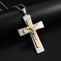 Кръст Исус / Cross Jesus, снимка 1 - Колиета, медальони, синджири - 43913404