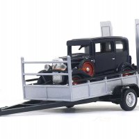 Auto Transporter trailer ремарке за кола - мащаб 1:43 на Cararama моделът е нов в кутия, снимка 6 - Колекции - 36642304