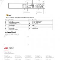 Hikvision DS-7208HUHI-K1 DVR Рекордер 8 Канала HD-TVI/AHD/CVI 5MP@96/3MP@144/2МP@200fps H265+ Audio, снимка 4 - Комплекти за видеонаблюдение - 28083432