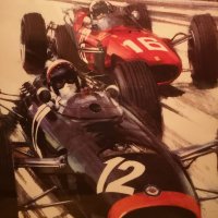  Vintage Ретро Постер Formula 1, Monaco, Monte Carlo 50см/70см+рамка IKEA , снимка 3 - Колекции - 34719478