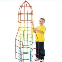 Креативен детски конструктор от сламки пръчки с 300 елемента, снимка 4 - Образователни игри - 36601403