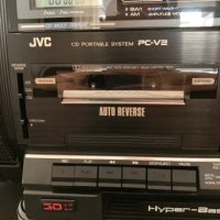JVC PC-V2 VINTAGE RETRO BOOMBOX Ghetto Blaster радио касетофон , снимка 3 - Радиокасетофони, транзистори - 43965780