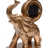 Фигура слон с часовник, снимка 4 - Други ценни предмети - 39487166