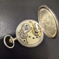Джобен сребърен часовник Омега 3 капака колекционерски, снимка 3 - Антикварни и старинни предмети - 44068688