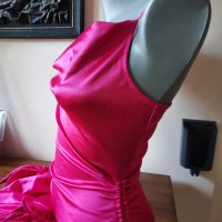 Секси цикламена рокля , снимка 2 - Рокли - 43623466