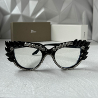 Dior прозрачни слънчеви очила, очила за компютър екстравагантни с камъни, снимка 1 - Слънчеви и диоптрични очила - 44845595