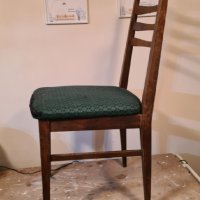 Дървен стол винтидж ретро, снимка 4 - Столове - 42512113